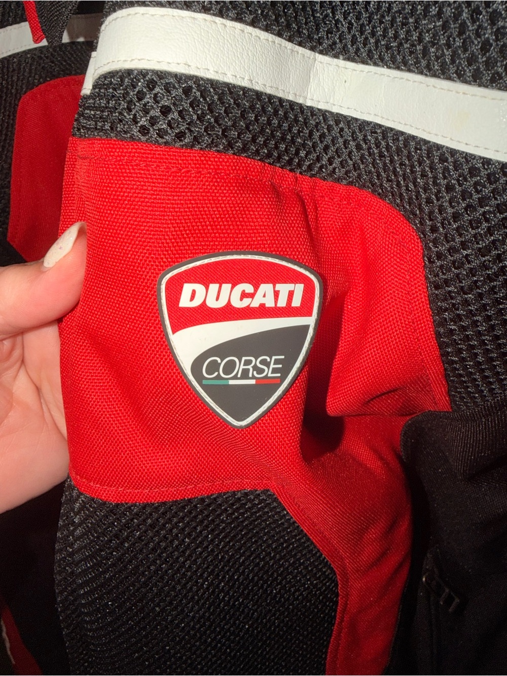 Ducati Corse Tex C2 Jacket - Black & Red - Picture 4 of 8
